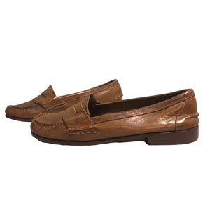 Men’s Penny Loafer‎ Brown Leather Casual Business size 8.5